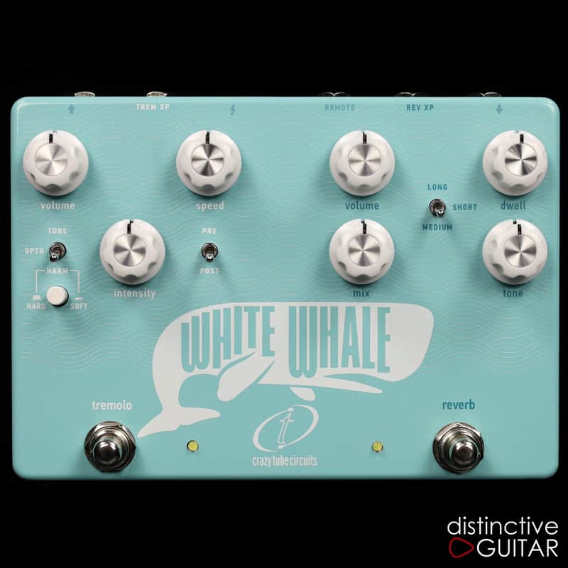 Crazy Tube Circuits White Whale V2 - All Analog 3 Spring Reverb + Tremolo image 1