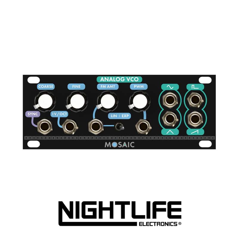 Mosaic Analog VCO 1U - Black image 1
