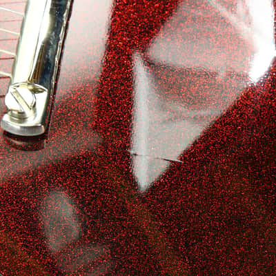 2008 Gibson Custom Shop 1963 ES-335 Red Sparkle -- MATCHING HEADSTOCK, Historic '63 Reissue, Block Inlays image 24