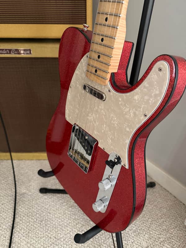 Fender Custom shop Telecaster 2003 - Double bound Red Sparkle image 1