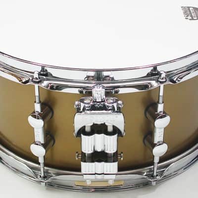 Sonor SQ1 6" x 13" Birch Snare Drum w/ VIDEO! Satin Gold Metallic image 2