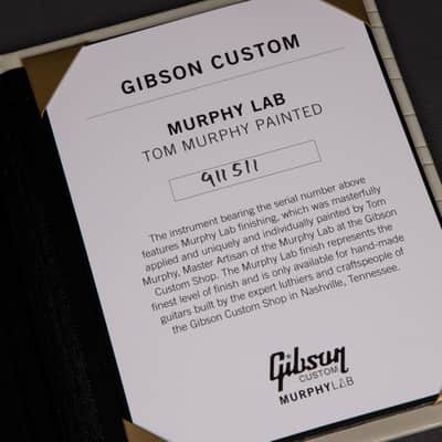 2022 - Gibson Custom Shop Made 2 Measure Murphy Lab '59 Les Paul Standard Murphy Painted Ultra Heavy Aged Abiline Sunset Burst image 18