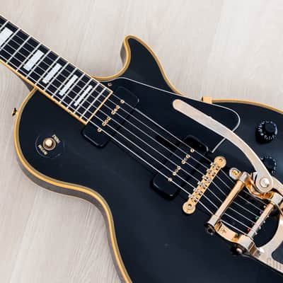 1991 Gibson Custom Shop Edition Pre-Historic '54 Les Paul Custom Black Beauty w/ Case, Yamano image 7