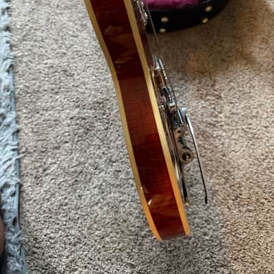 Gretsch G6659TFM Players Edition Broadkaster Jr. with Flame Maple Top 2019 - Present - Bourbon Stain image 6