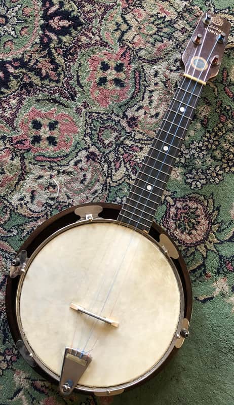 Melody Junior Banjo Ukulele 1936 circa Brown varnish image 1