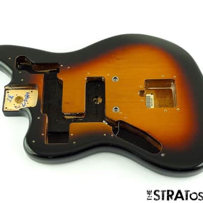 LEFTY Vintage RI Fender Kurt Cobain NOS Jaguar HH Guitar BODY 3T Sunburst
