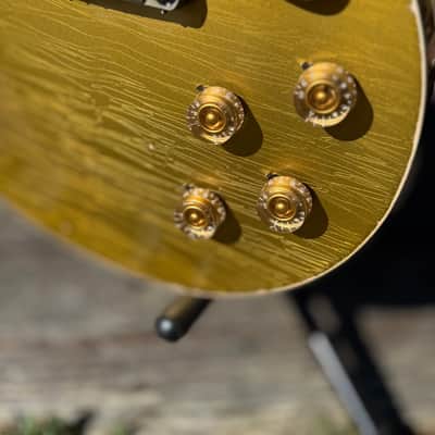 Gibson Les Paul Custom Goltop 1954 Murphy Lab Heavy Aged Double Gold 2023 - Goldtop image 7