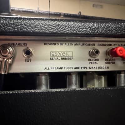 Allen Amplification Accomplice 2023 - Black tolex image 4
