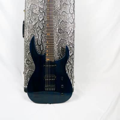 Swisher Handmade Machine 6 2022 Indigo Blue Electric Guitar image 2