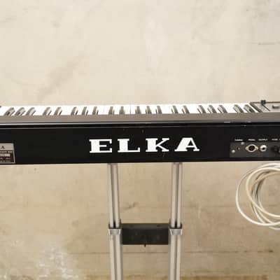 Elka Rhapsody 490 Analog String Synthesizer Keyboard 220V w/ Case & Pedal #56058 image 13