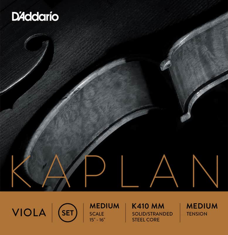 D'Addario K410 MM Kaplan Forza Medium Scale Viola Strings - Medium image 1