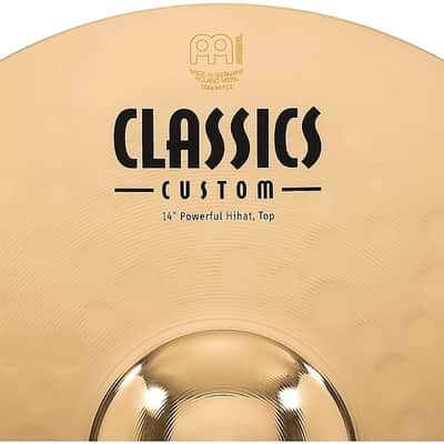 Meinl Classics Custom CC14PH-B 14" Brilliant Powerful Hihat, pair (w/ Video Demo) image 6
