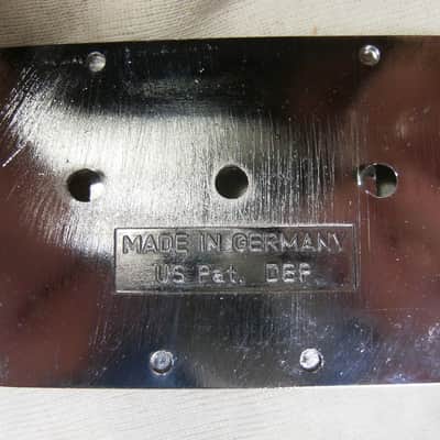 Schaller 3D-6 Guitar Bridge and saddles assembly for 6 string chrome image 4