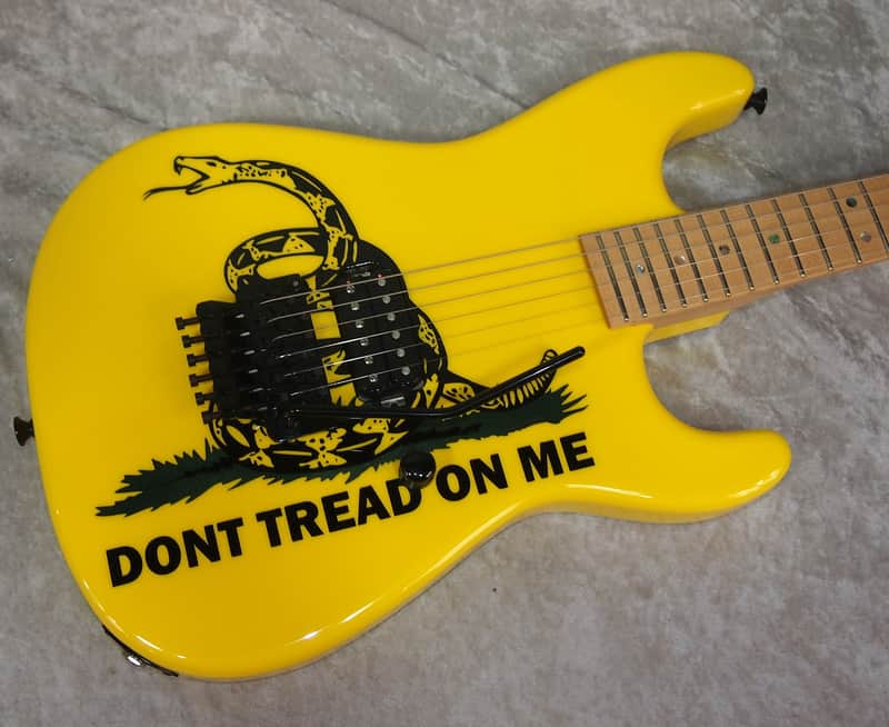 2010 Charvel USA Custom Shop San Dimas Gadsden Flag Don't Tread on Me RARE image 1