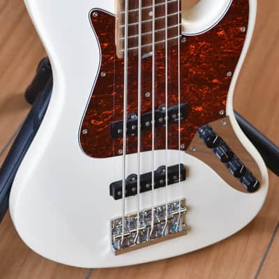 Sadowsky MetroExpress 21 Fret Vintage 5 Jazz Bass Solid Olympic White image 3
