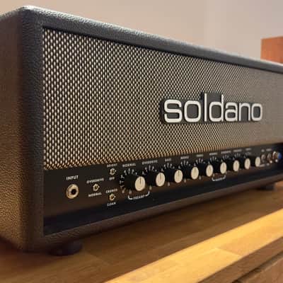 Soldano SLO-100 Custom Shop 2-Channel 100-Watt - Serial #1 - Salt & Pepper image 2