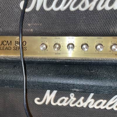 Marshall JCM 800 Lead Series Model 2205 2-Channel 50-Watt Head 1980s - Black image 5