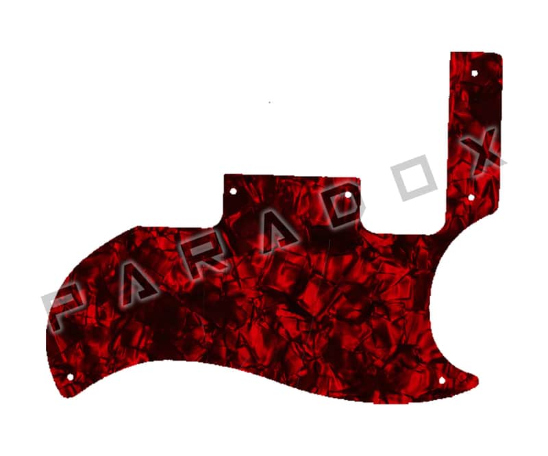 Custom Pickguard For 2019 - 2024 Made in America Gibson SG Special W/P90's - Dark Red Pearl/Black/White/Black .090" image 1