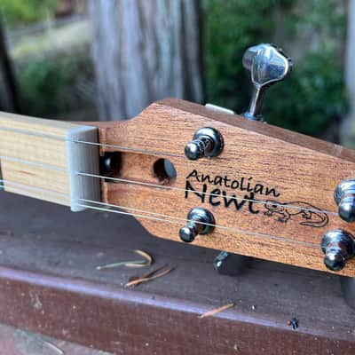 Anatolian Newt microtonal electric dulcimer - hand painted image 5