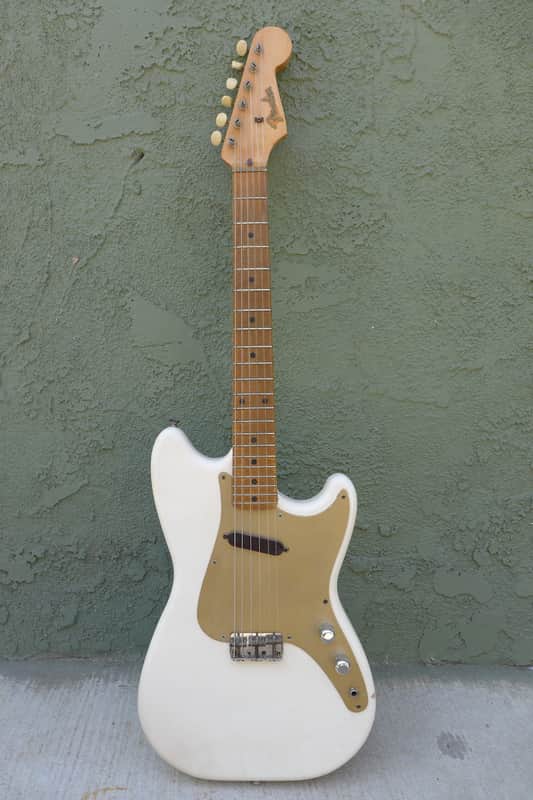 VINTAGE 1956 FENDER MUSICMASTER W/ CASE PRE-CBS MUSIC MASTER 1957 REFIN image 1