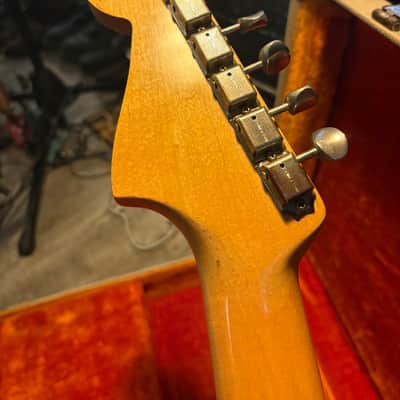 1963 Fender Jazzmaster black/matching headstock 1963 - Black image 5