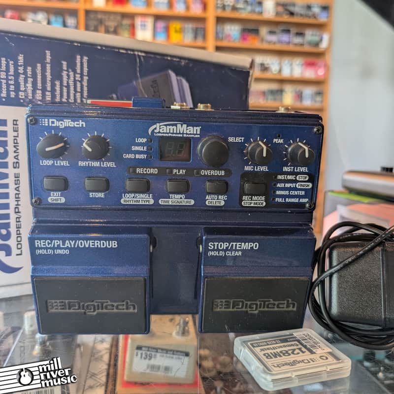 DigiTech JamMan Stereo Looper/Phraser Sampler - Used, with PSU and Box image 1