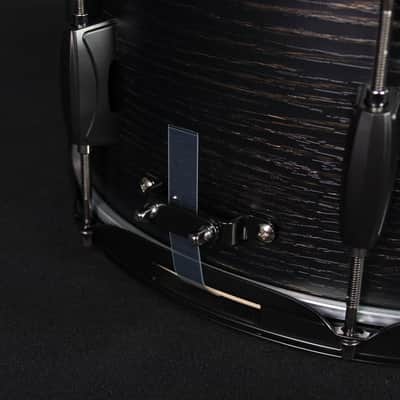 Tama Woodworks 14" x 6.5", 8-Ply Wood Snare, Black Oak Wrap image 4