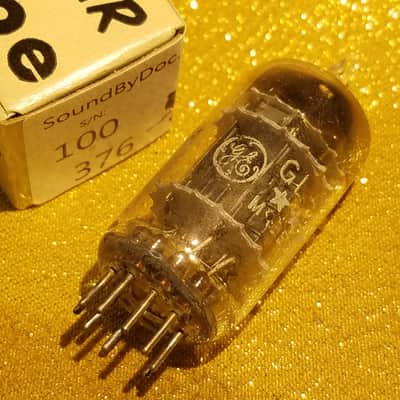 G.E ONE (1) 5751 black plate triple mica tNOS AT1000 TESTED Vacuum Tube dual triode 1954-1959 image 10