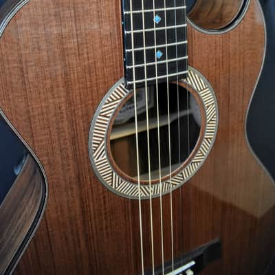 Cam Guitars Grand Concert- Tunnel Redwood- Oregon Walnut image 3