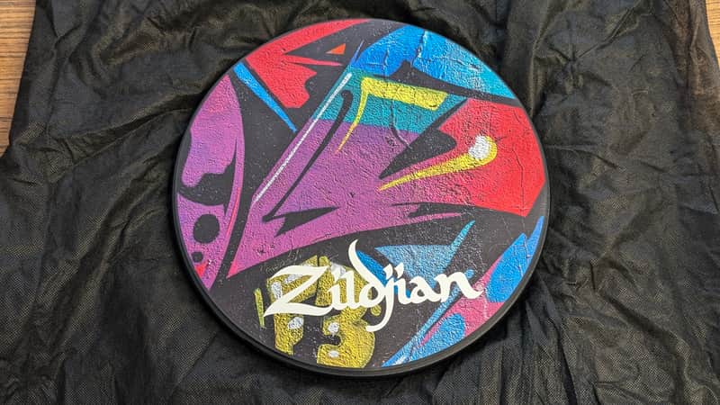 Zildjian ZXPPGRA12 12" Practice Pad Graffiti image 1