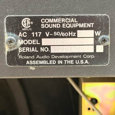 Vintage 90s Roland Blues Cube BC-60 1x12 Guitar Combo Amp image 15