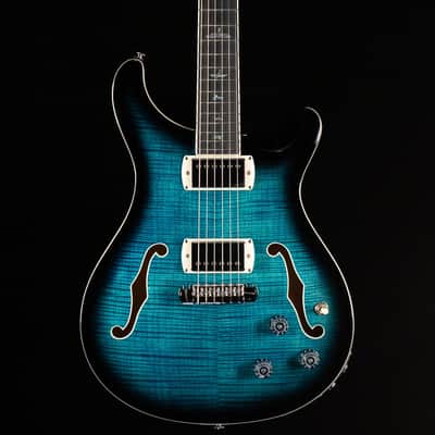 PRS SE Hollowbody II Piezo Peacock Blue Smokeburst (111) image 3