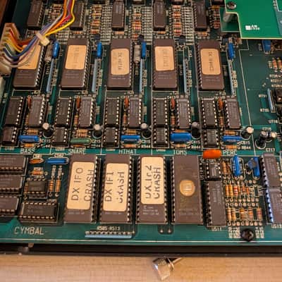 Oberheim DX 6-Voice Drum Machine 1982 Serviced with MIDI and Battery RAM Upgrade image 6