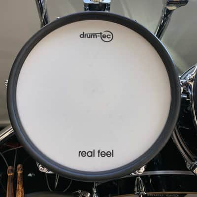 Drum-Tec Pro Custom Rack Tom 10" x 8" in Black Slate color (Electronic Pad) image 3