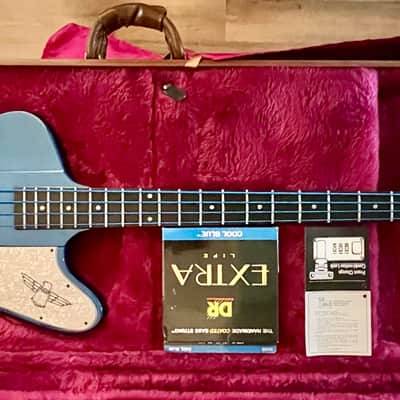 Gibson Thunderbird IV. Sapphire Blue! 2000 USA. Ebony FB. image 23