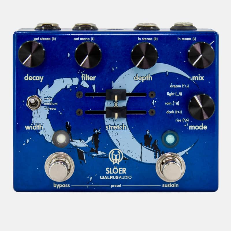Walrus Audio Slöer Stereo Multi-Texture Reverb 2023 - Present - Lollipop Blue image 1