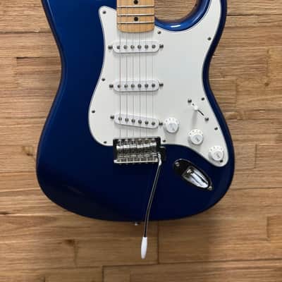 Fender Standard Stratocaster Guitar 2006-MIM- Electron Blue- 8lbs 2oz w/gig bag image 1