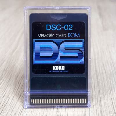 Korg DS-8 | Voice ROM Data Card | DCS-02 | Voices of Tokyo // VERY RARE!!