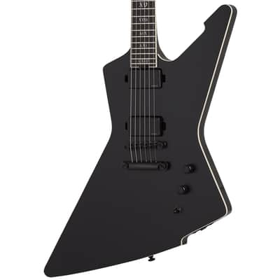 Schecter E-1 SLS Evil Twin Guitar w/ Fishman Fluence Pickups - Satin Black image 1