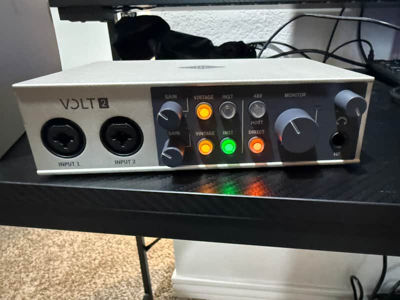 Universal Audio Volt 2 USB-C Audio Interface 2021 - Present - Tan / Gray image 1
