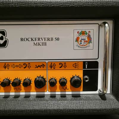 Orange Rockerverb 50 MK III 2-Channel 50-Watt Guitar Amp Head 2014 - Present - Black image 10