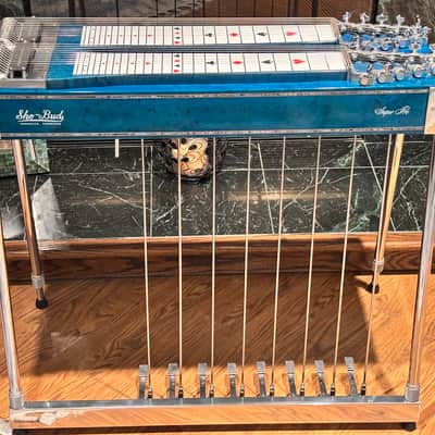 Vintage Sho Bud Super Pro 1981 - “Blue Darlin”Custom Flame Maple image 2