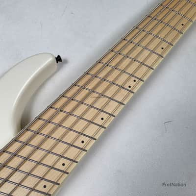 Dingwall NG3 6-String Matte Ducati White Pearl Bass w/ Bag 9.72lbs #19965B B-Stock image 13