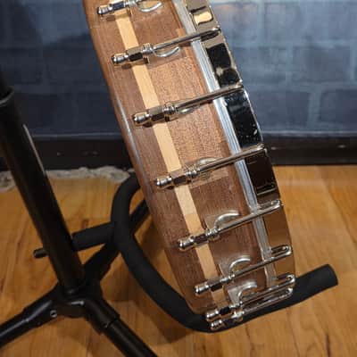 !USA! Handmade 5-String Banjo Natural Walnut w/ Superior HSC image 9