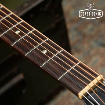 1967 Gibson LG-1 Acoustic Guitar with original Chipboard Alligator Case image 12
