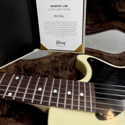 2025 Gibson Custom Shop Murphy Lab 1957 Les Paul Junior – Ultra Light Aged TV White MINT image 8