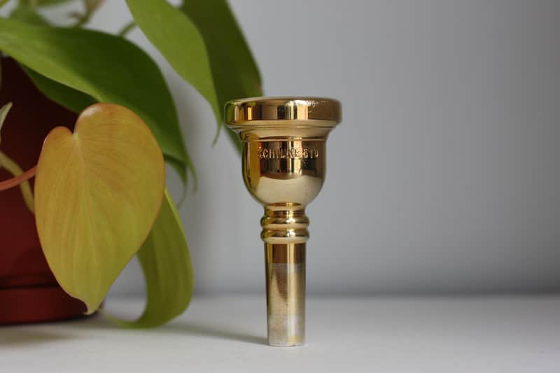 Schilke 51D Large Shank Mouthpiece - Gold plated image 1