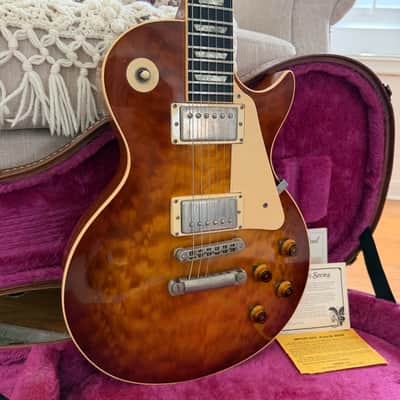 1981 Gibson Heritage Series Les Paul Standard 80 Elite Honey Burst Quilted Maple Top w/OSHC image 21