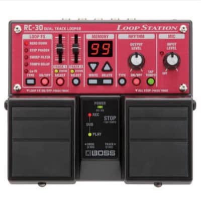Boss RC-30 Loop Station 2011 - Present - Red image 10