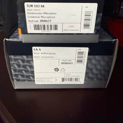 Neumann TLM 102 Matte Black + Nickle Shockmount 2025 - Present image 13